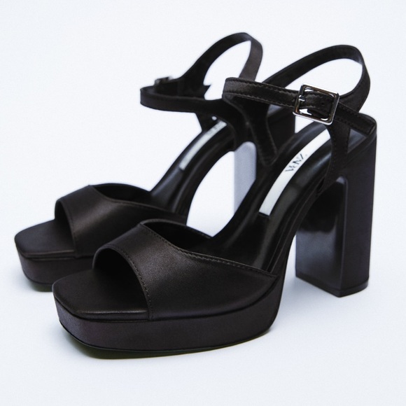 Zara Shoes - High Heeled Platform Sandals